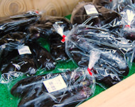直売所の様子（ナス）